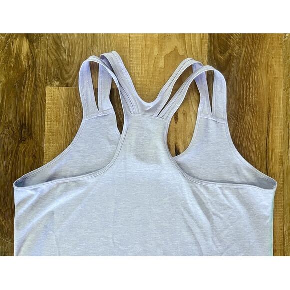 Lot 2 Avia Size L‎ Capri Black Leggings + Light Purple Activewear Razorback Top - Picture 13 of 15